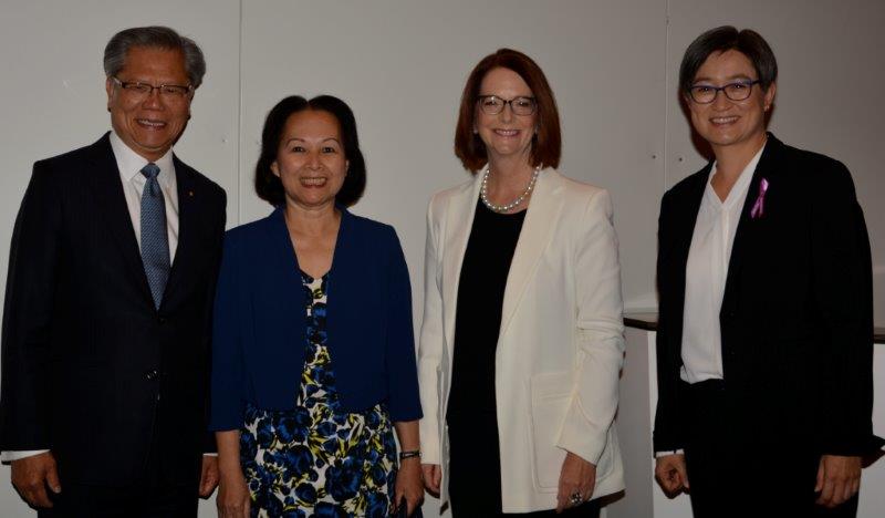 Penny Wong and guests